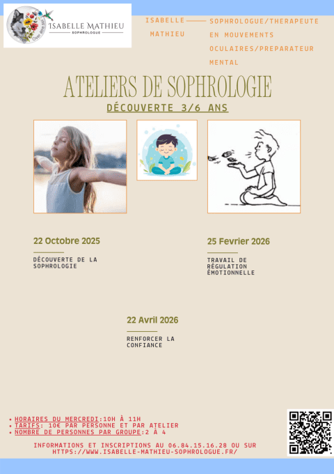 Atelier découverte 3-6 ans (sans parents)
